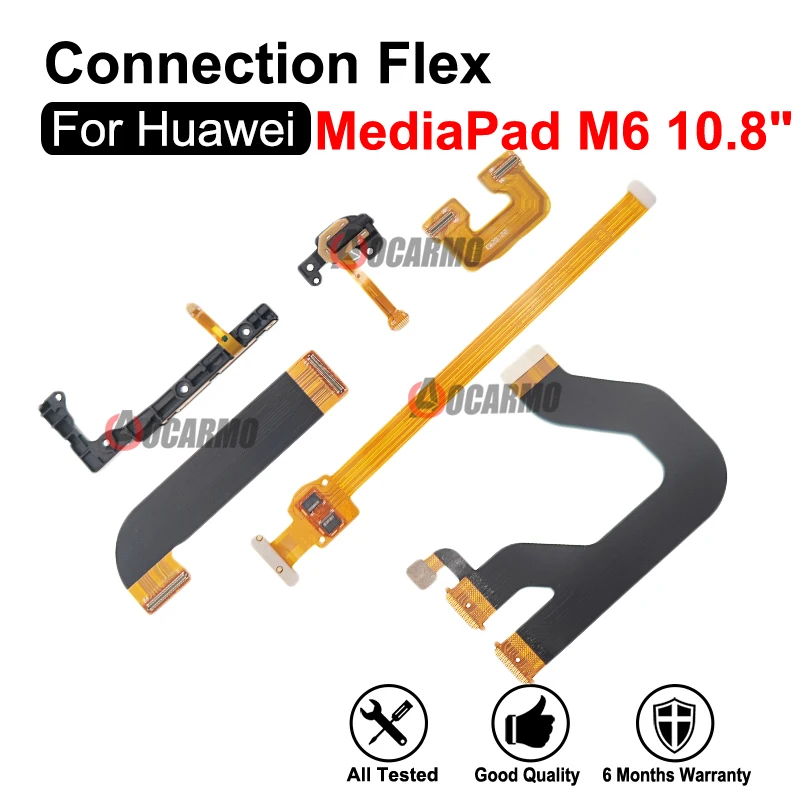 For Huawei MediaPad M6 10.8inch Main Board Coonnection LCD Flex Small Board Flex keyboard Connection Flex Power Volume Flex