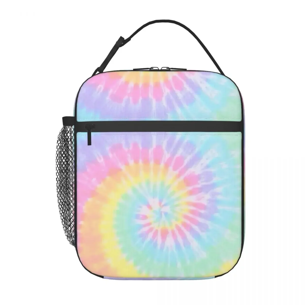 Rainbow Tie Dye Fashion Insulated Lunch Bags Food Bag Portable Thermal Cooler Lunch Boxes For Picnic