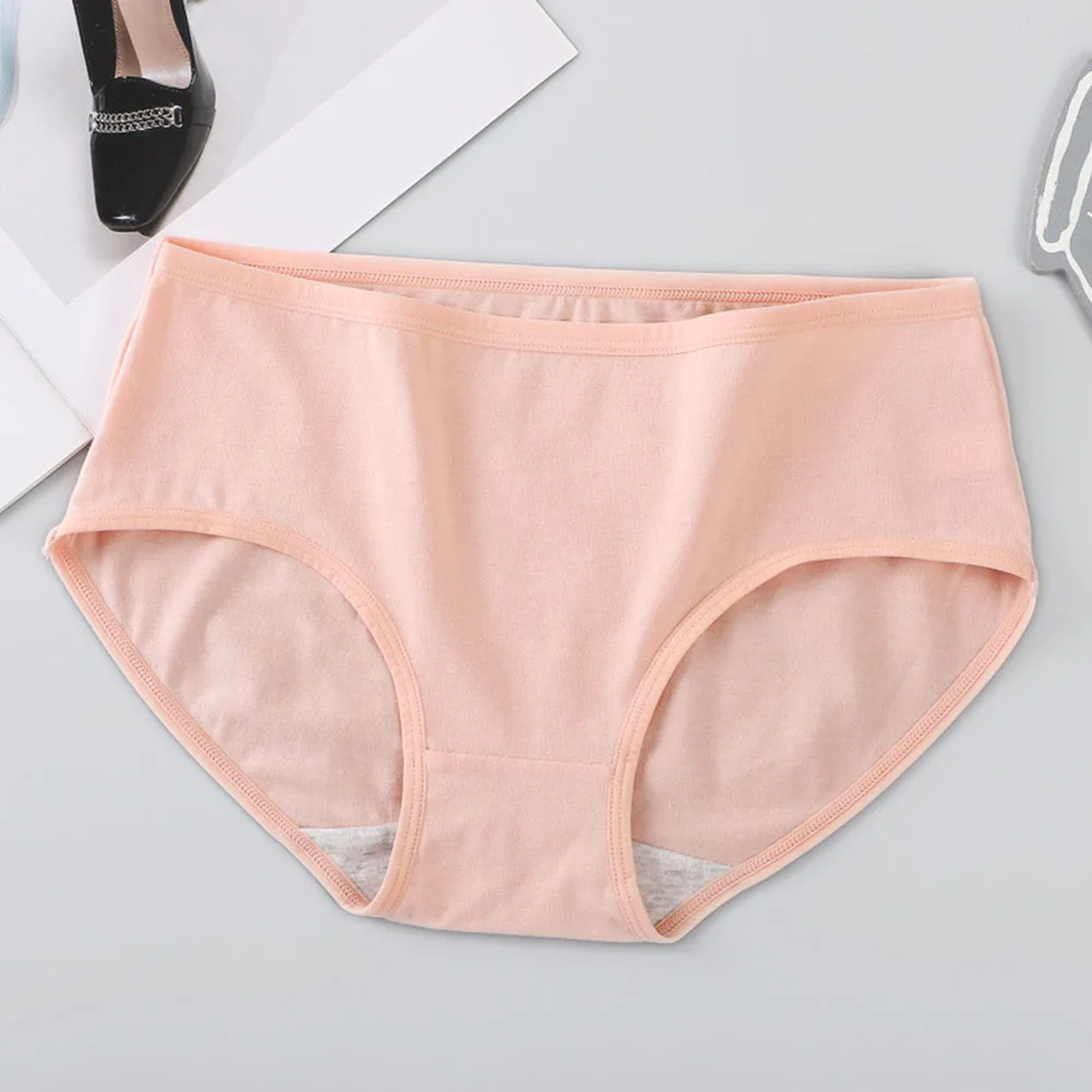 Leak Proof Menstrual Panties Women Underwear Physiological Pants Cotton Briefs Solid Underpants Seamless Comfortable Calcinha