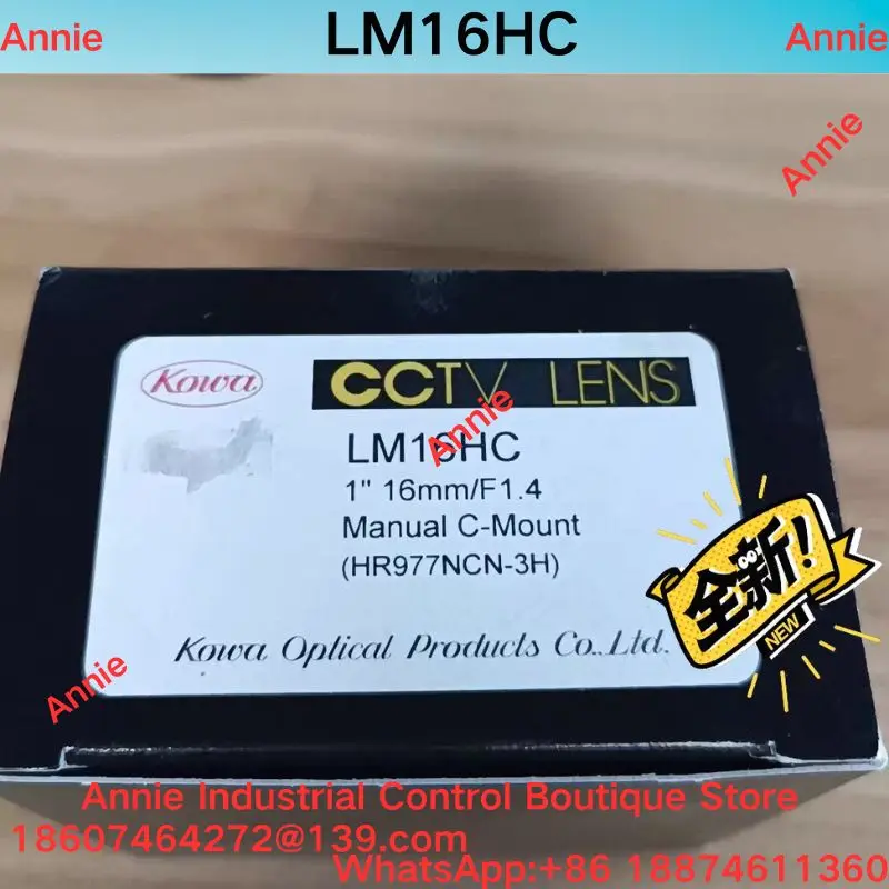 brand-new.   Machine Vision Industrial Lens LM16HC
