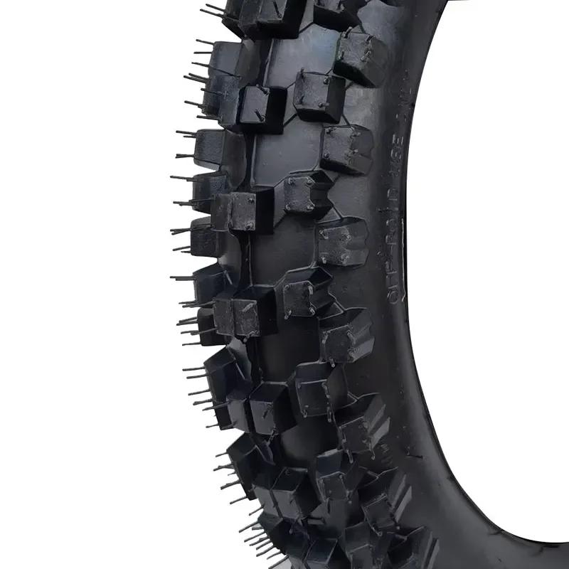 Off Road Using 12 Inch Pit Dirt Bike Rear Tyre 80/100-12 Outer Tyre and Inner Tube for Kayo BSE Appollo Bike