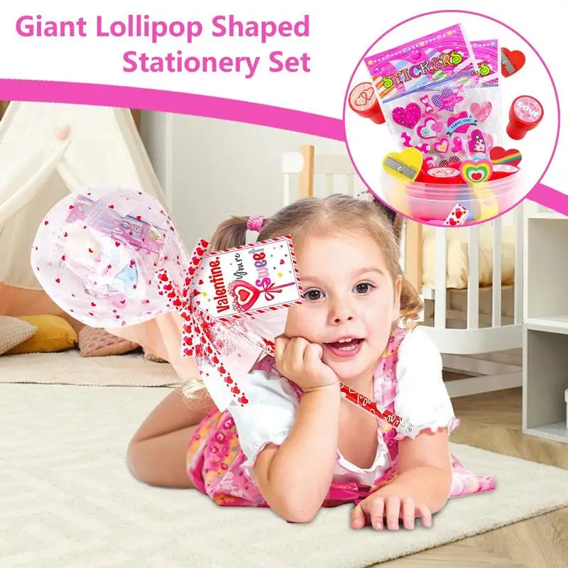 

Valentines Day Stationery Set 24 Pack Stationery Set With Valentines Cards Valentine Kids Stationery Kit For Kids Toddler Girls