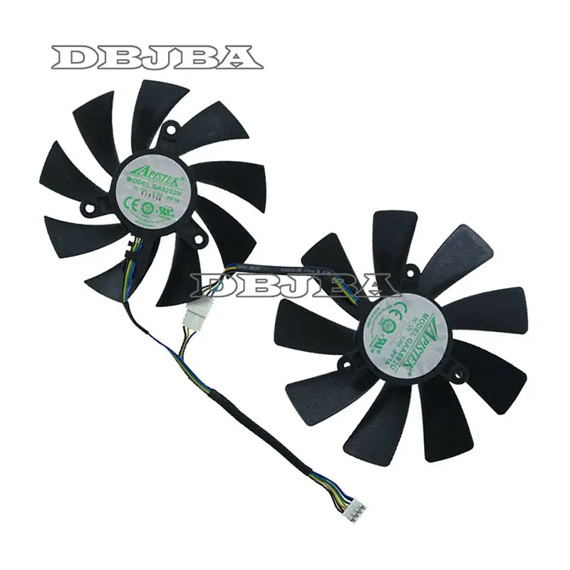 Fan For ZOTAC GeForce GTX 1070 Ti Mini 8GB Graphics card fan DC12V 4Pin