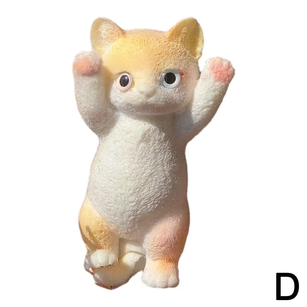 20CM*10CM Cat Squeeze Toys TPR Big Cat Three-dimensional Toy Toys Pinch Doll Toy Super Relieving Relaxing Stress Cute Q1H5