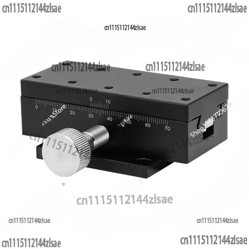 X-axis manual displacement platform fine-tuning dovetail groove rack and pinion sliding table LWX2542/4040/4060/4090