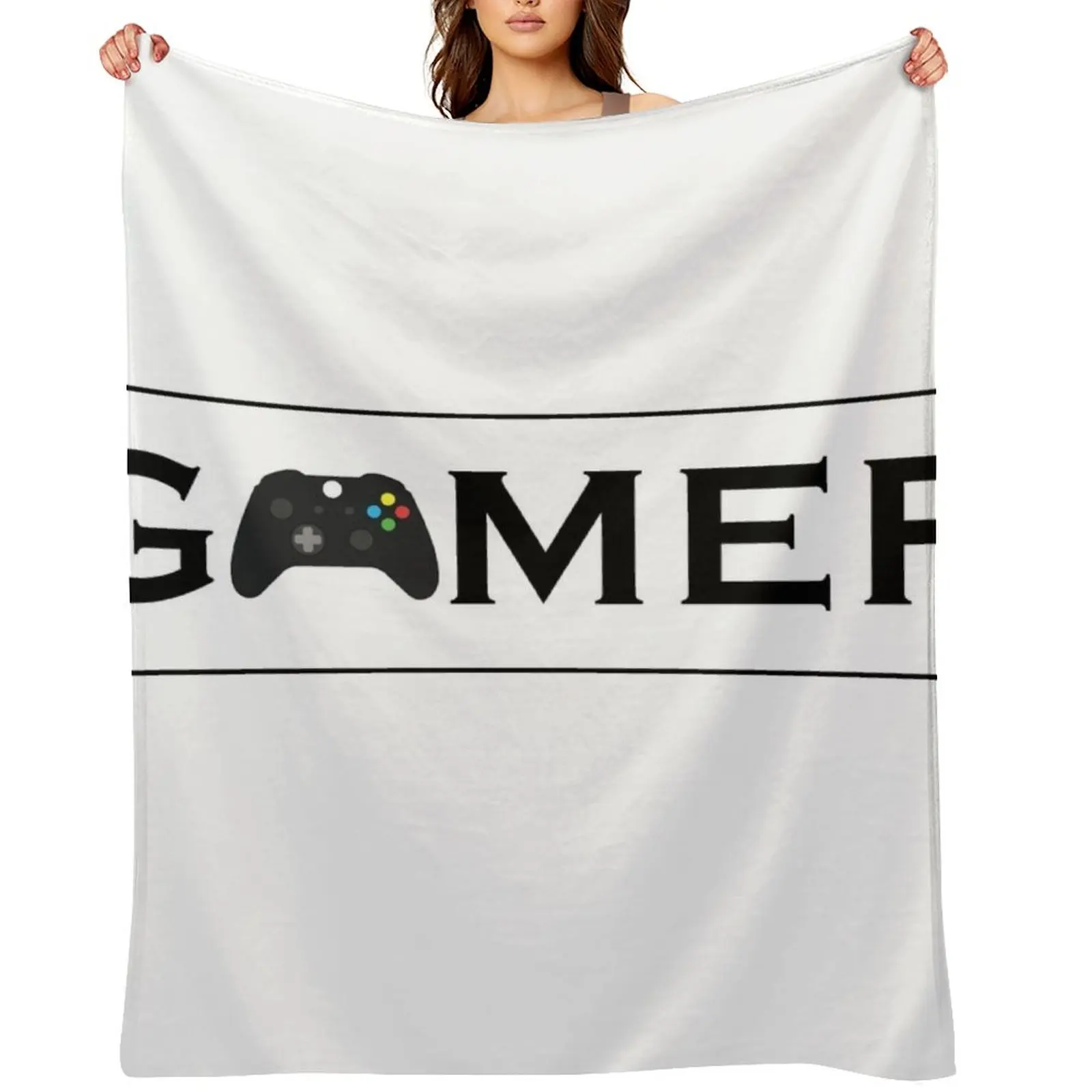 

Xbox Gamer Throw Blanket Loose Flannel Fabric Moving Comforter Blankets