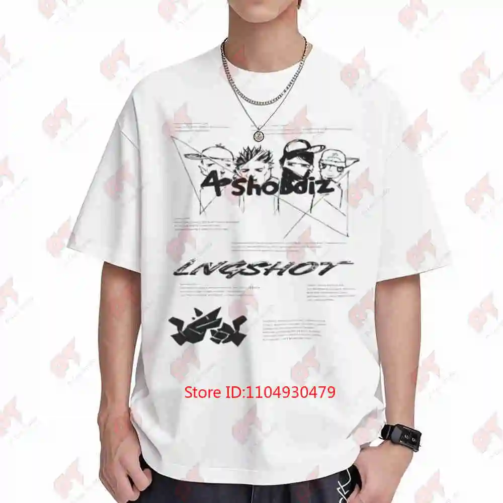 Lngshot Moonwalkin Lyrics Kpop Shot Callers Short Sleeve Tee 100% Cotton T-Shirt