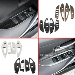 Car Body Door Window Glass Inner Panel Armrest Lift Switch Button Trim Frame Molding Toyota Corolla Altis 2019 2020 2021 2022