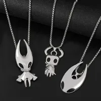 Accessoires de bijoux de jeu de mode, collier sur le thème du chevalier creux, accessoire de collier hip-hop de chanson en soie de jeu populaire 6