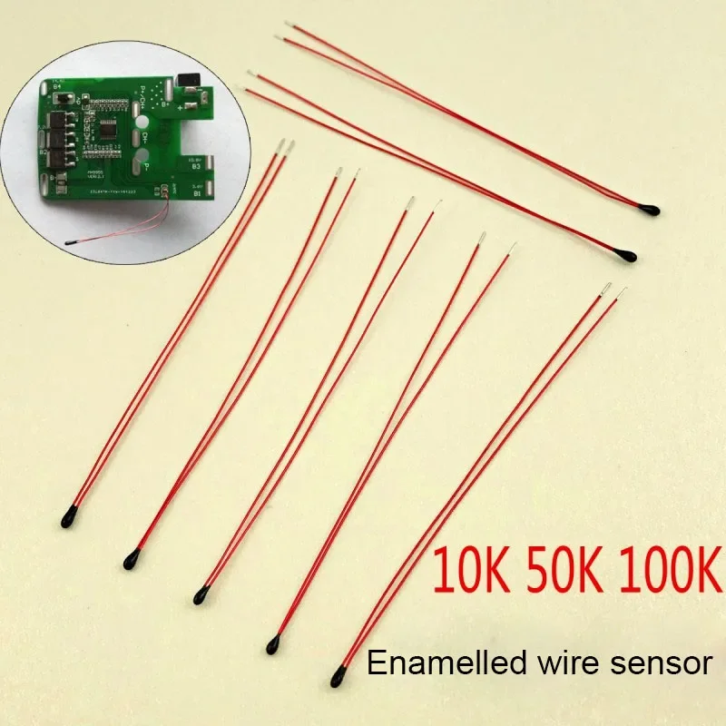 

200 шт. NTC термисторный датчик отрицательной температуры 10K управляемый переключатель индукционная печь 100K зонд B3950 1%