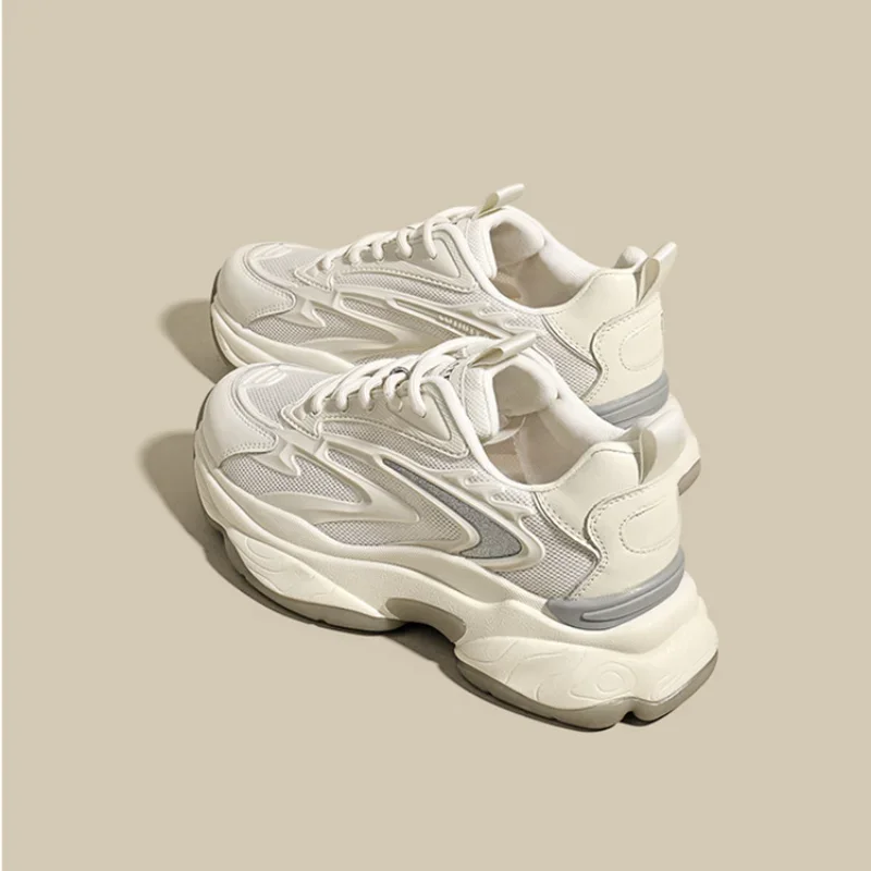 2024 New Sport Shoes Woman Sneakers Thick Bottom Ins Shoes Women Fashion Sneakers Cool Vacation Casual Loafers Ladies Footwear