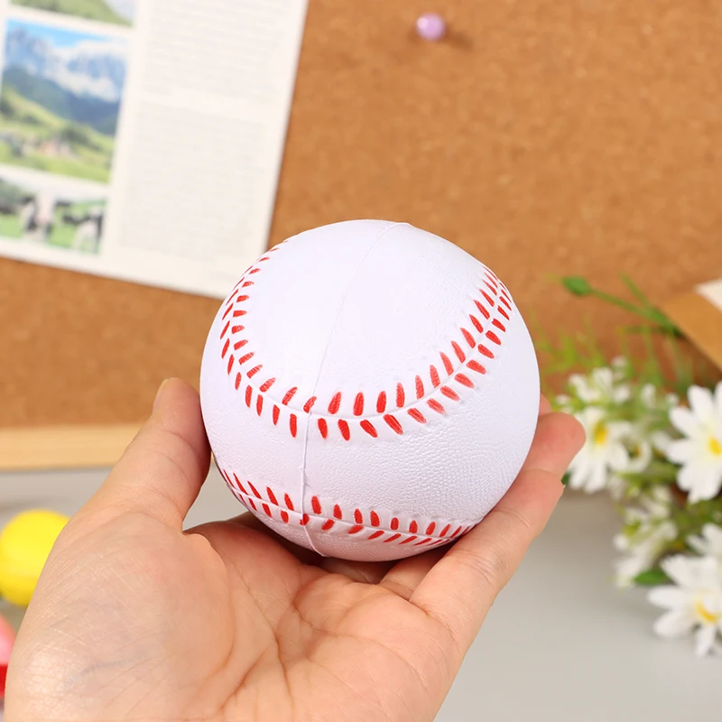 

Baseball 7CM Softball Training Handmade Balls Fitness Products White Kid Baseballs Men's Practice Team Game Ball