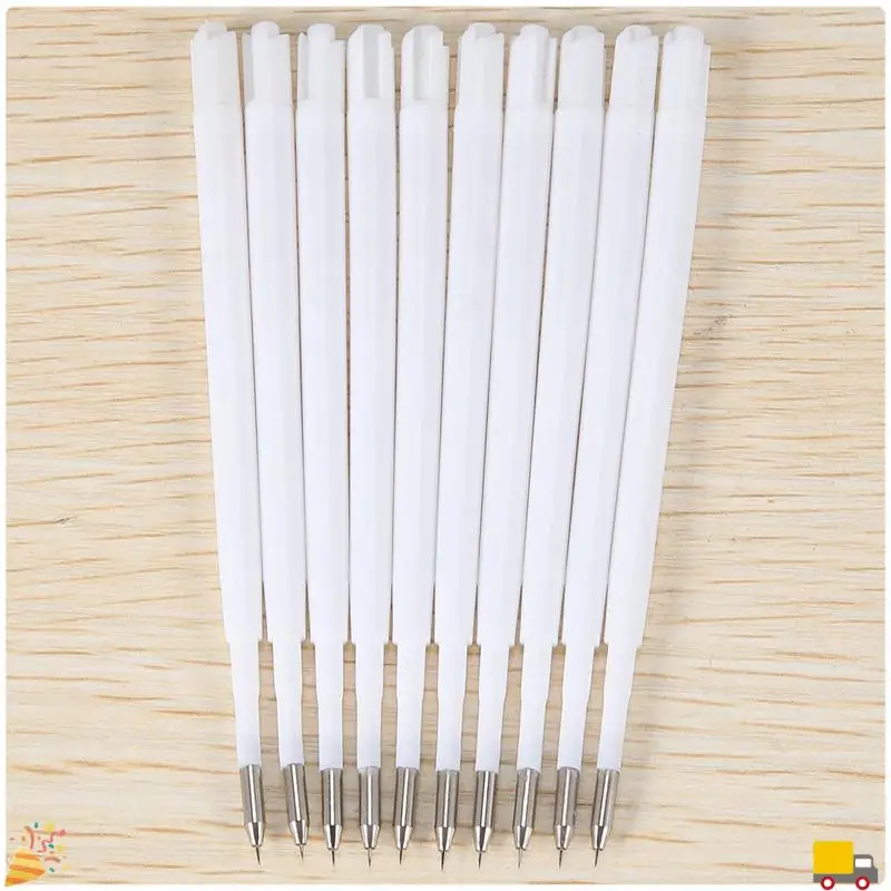 A32HOT-10 Pcs Fine Point Pin Pen Refills Spare Refill For Weeding Pens, Replace Refill Needle Pin Craft Vinyl Tools