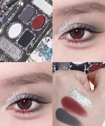 Flower Knows Swan Ballet Series Makeup 6 Color Eyeshadow Palette Matte Pearl Face Palette Glitter Palette Cosmetics
