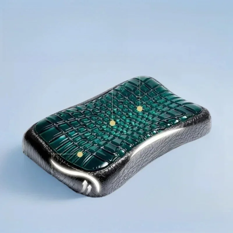 Gel pillow, cervical spine core, cool, zero pressure, slow rebound memory pillow exemption from postage