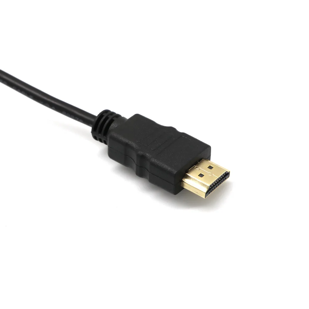 1-5m Professionelle 1080P Video Stecker HDMI-Kompatibel Zu VGA Konverter AV Adapter Kabel Display ausgang Stecker auf Stecker Für PC HDTV