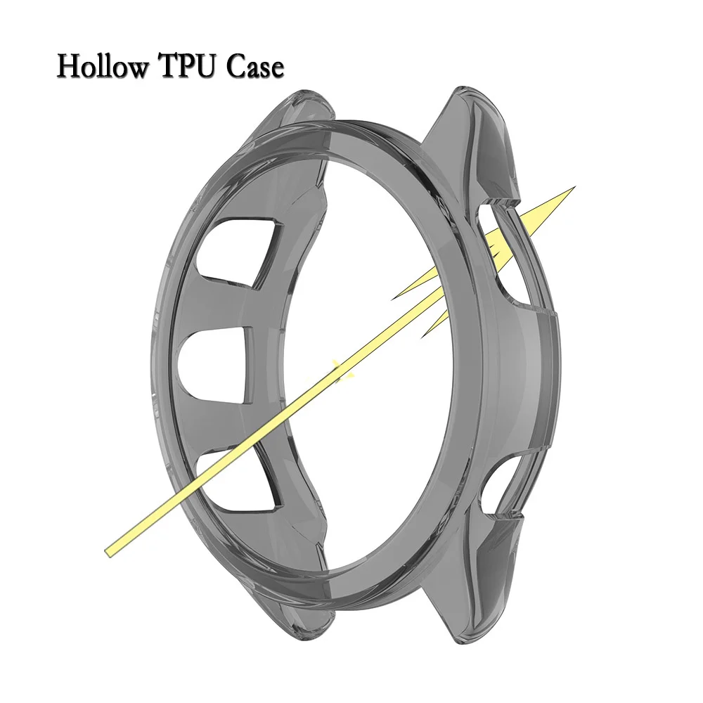 For Garmin Forerunner 165 Hollow Protective Case Durable TPU Cover Watch Shell Protection For Forerunner 165 Music