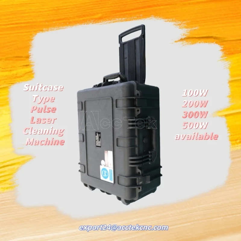 

Brand New 500W Luggage Box Pulse Laser Cleaning Machine Laser Cleaner Rust Removal for Aluminium Steel Rust Wood Paint Removal