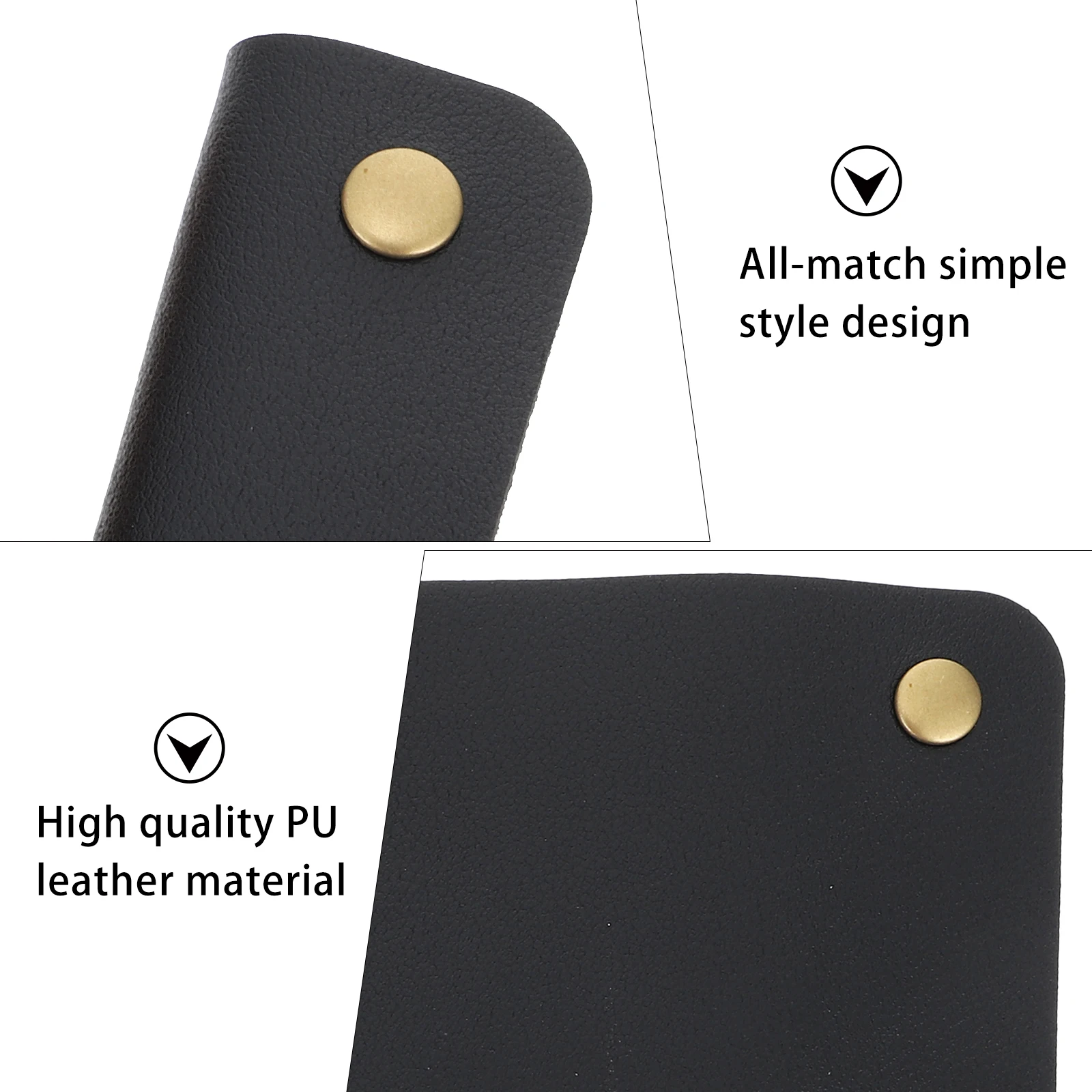 

2pcs Premium Luggage Handle Covers For Handbags Bag Handles Pu Protector Strap Relief Handle Wrap Cover Easy Install Durable