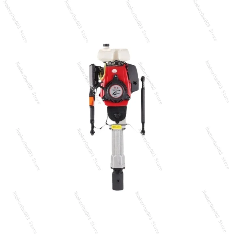 Four-stroke 144 Power Small Flood Control Pile Driving Machine Guardrail Orchard Construction Engineering Flood Control Pile