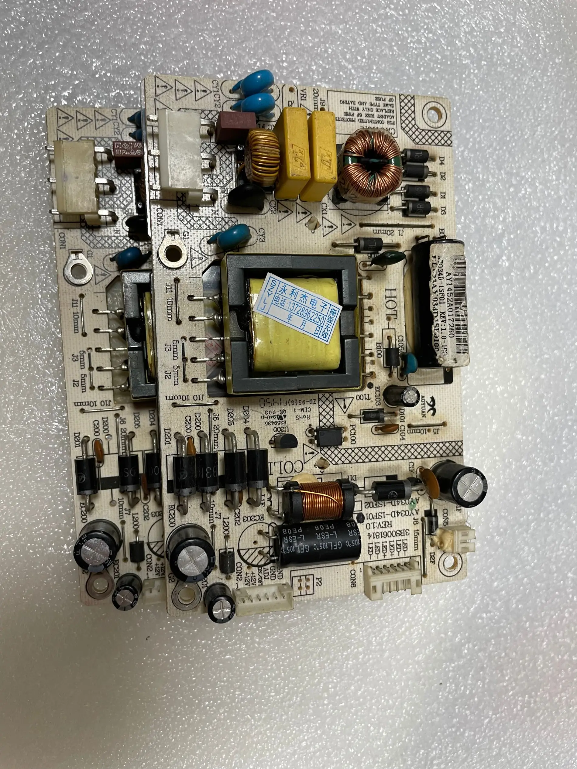 

V3216WP G318YBA power board AY034D-1SF01 3BS0061814 good working