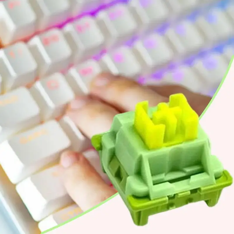 Tombol Keyboard Game mekanis, sakelar senyap, saklar Keyboard desain senyap dengan 5 pin untuk Tablet