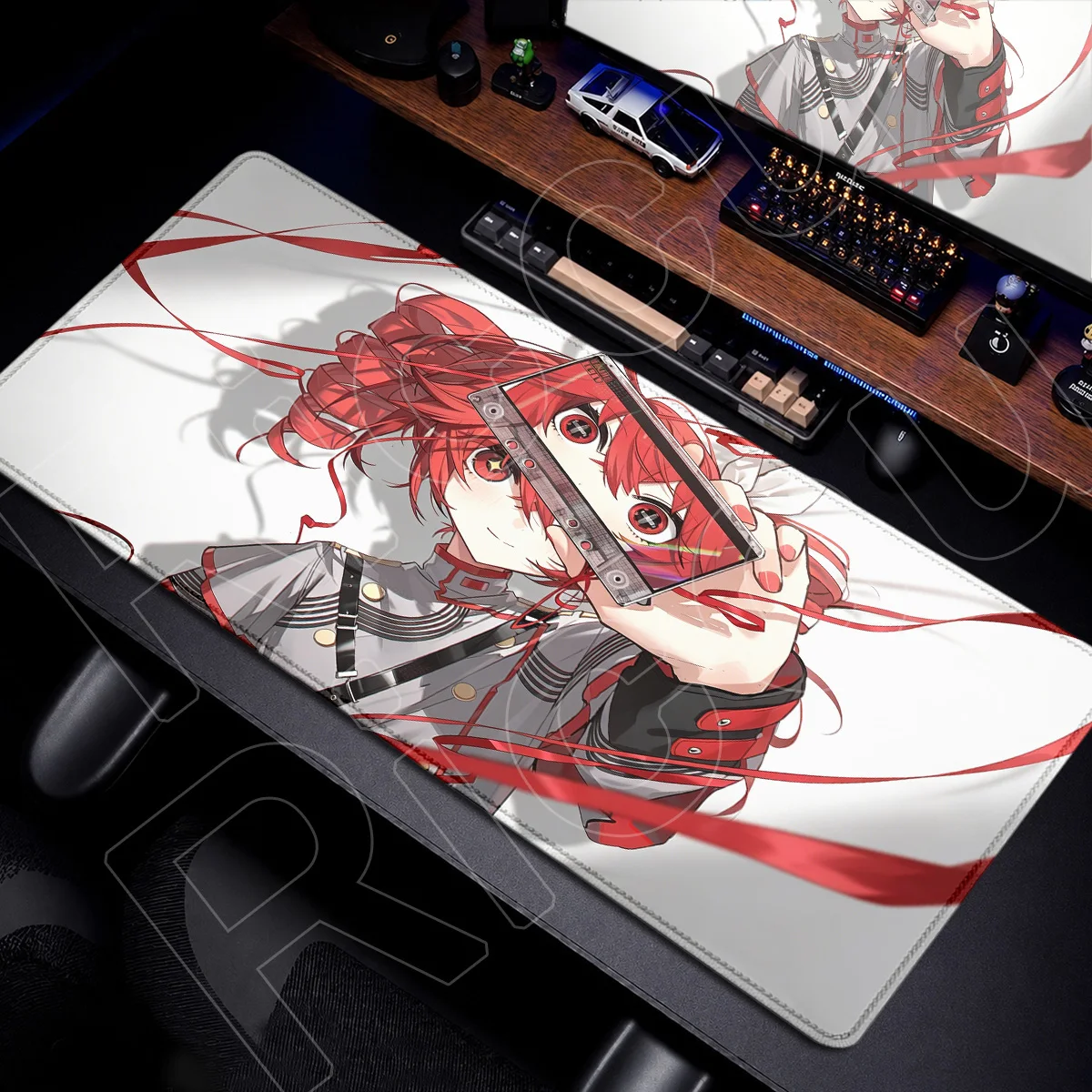 HD Printing E-sport Gamer Cabinet Carpets XXL Notebook Keyboard Washable Table Rug 90x40cm Cute Girl Kasane Teto Anime Mousepads