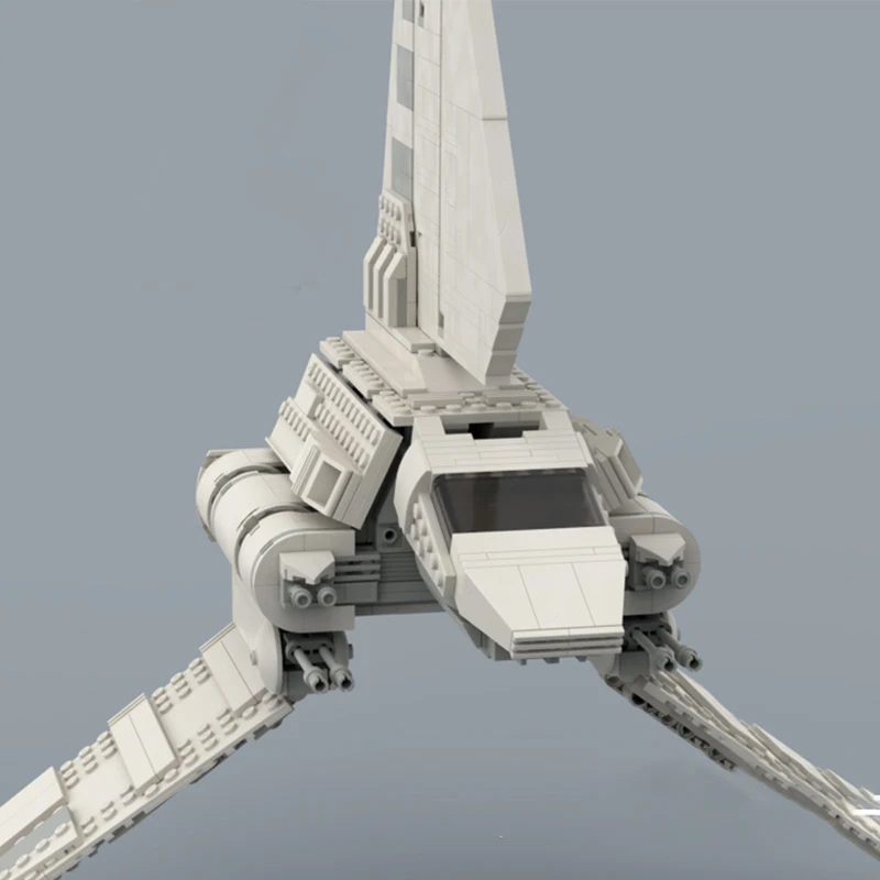 Ensemble de construction personnalisé de 970 pièces : navette impériale de classe Lambda avec train d'atterrissage rétractable et conception de trappe réglable