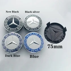 4pcs/lot 75mm wheel Hub Cap Emblem badge for Mercedes Benz C180 C200 E200 E260 E300 ML350 A1714000025 W230 W210 W211 W221 W219