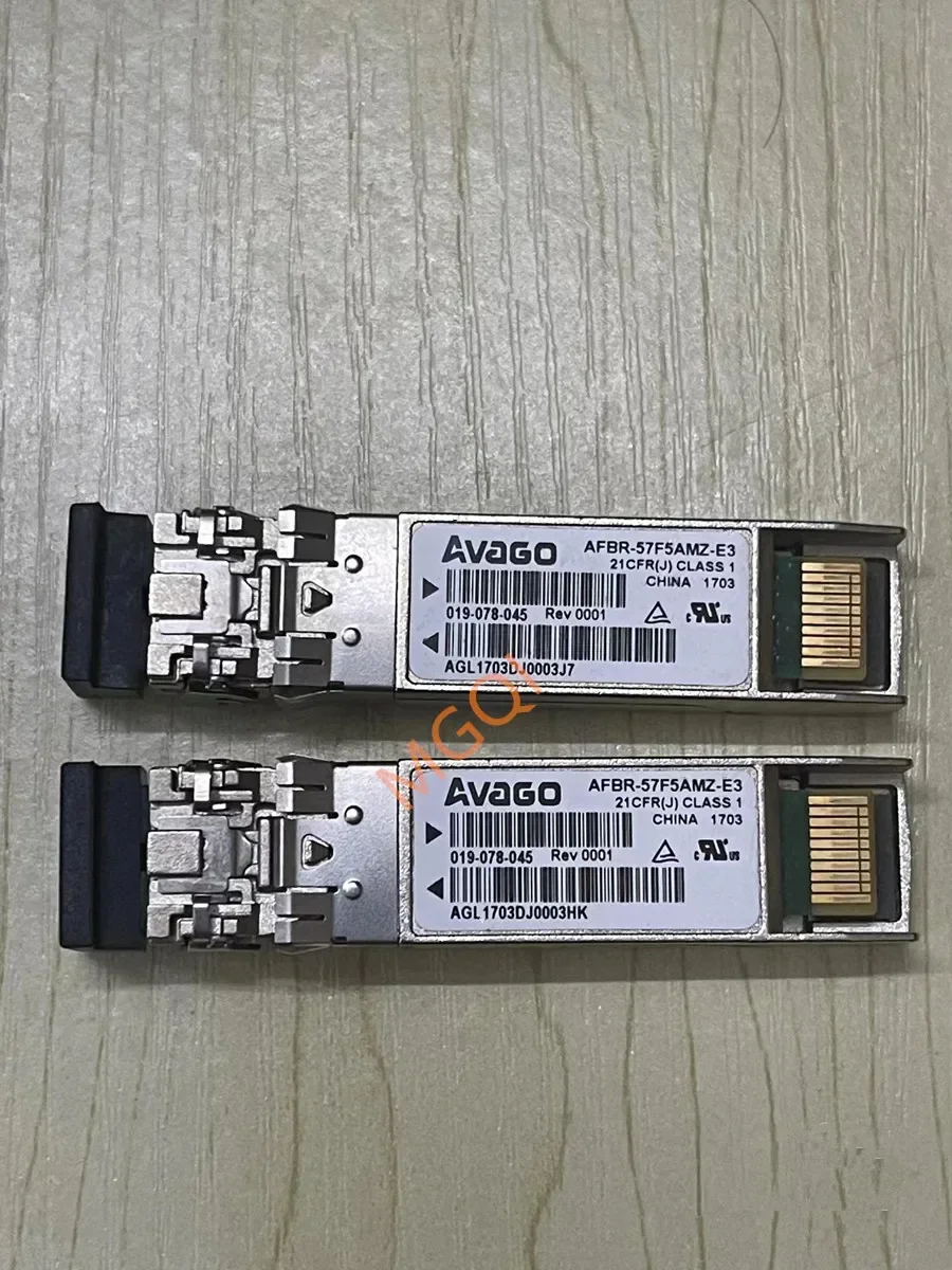 1PCS AFBR-57F5AMZ-E3/AVAGO 16GB Fiber Switch/019-078-045 16G 850NM Multimode Dual Fiber Transceiver Module/16g Sfp+ Transceiver