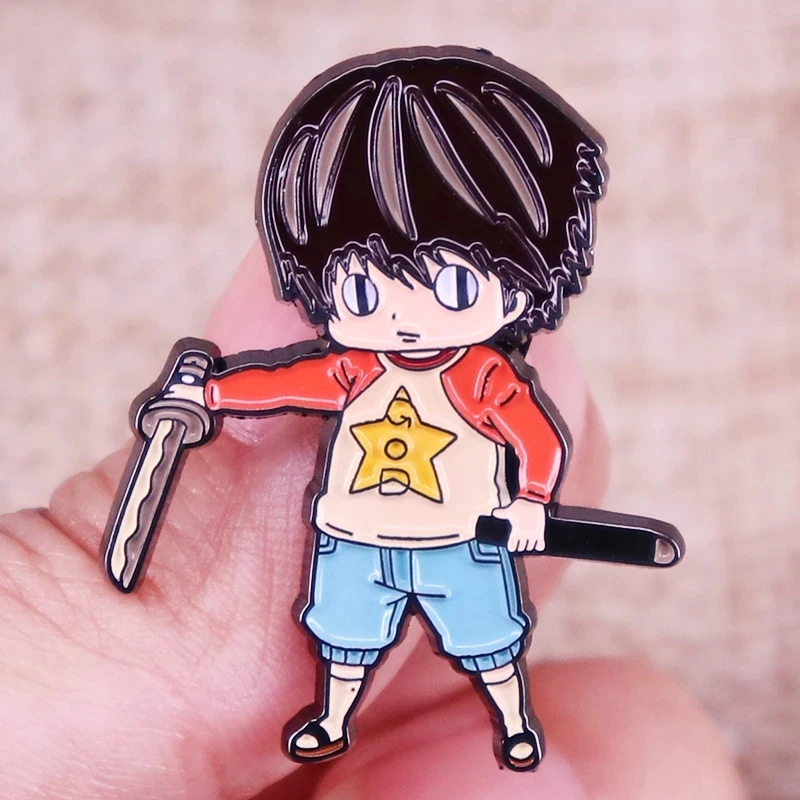 Kotaro Lives Alone Enamel Pin Anime Manga Badge Brooch Backpack Decoration Jewelry  Hi-Q Wholesale Pins for Backpacks Enamel Pin