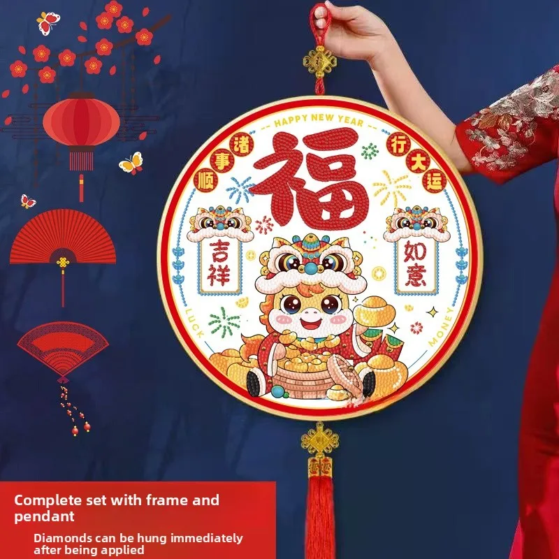 

Современная алмазная вышивка Simplici: Новогодний декор для гостиной с рамкой, ручная работа, вышивка крестом, алмазная мозаика