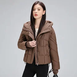 Winter New Down Cotton Women Jacket Parkas Casual Thicken Overcoat Zipper Warm Cotton Padded Coat Tops Korean Outerwears Female