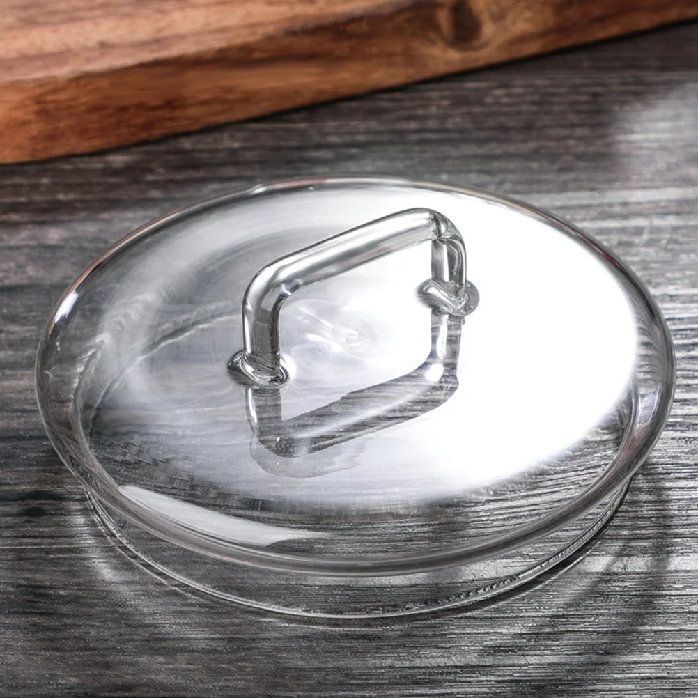 

Round Glass Canister Lid Yogurt Jar Protector Sturdy Easy Clean Effective Dirty Item Prevention Glass Cover,canning Jar Lid