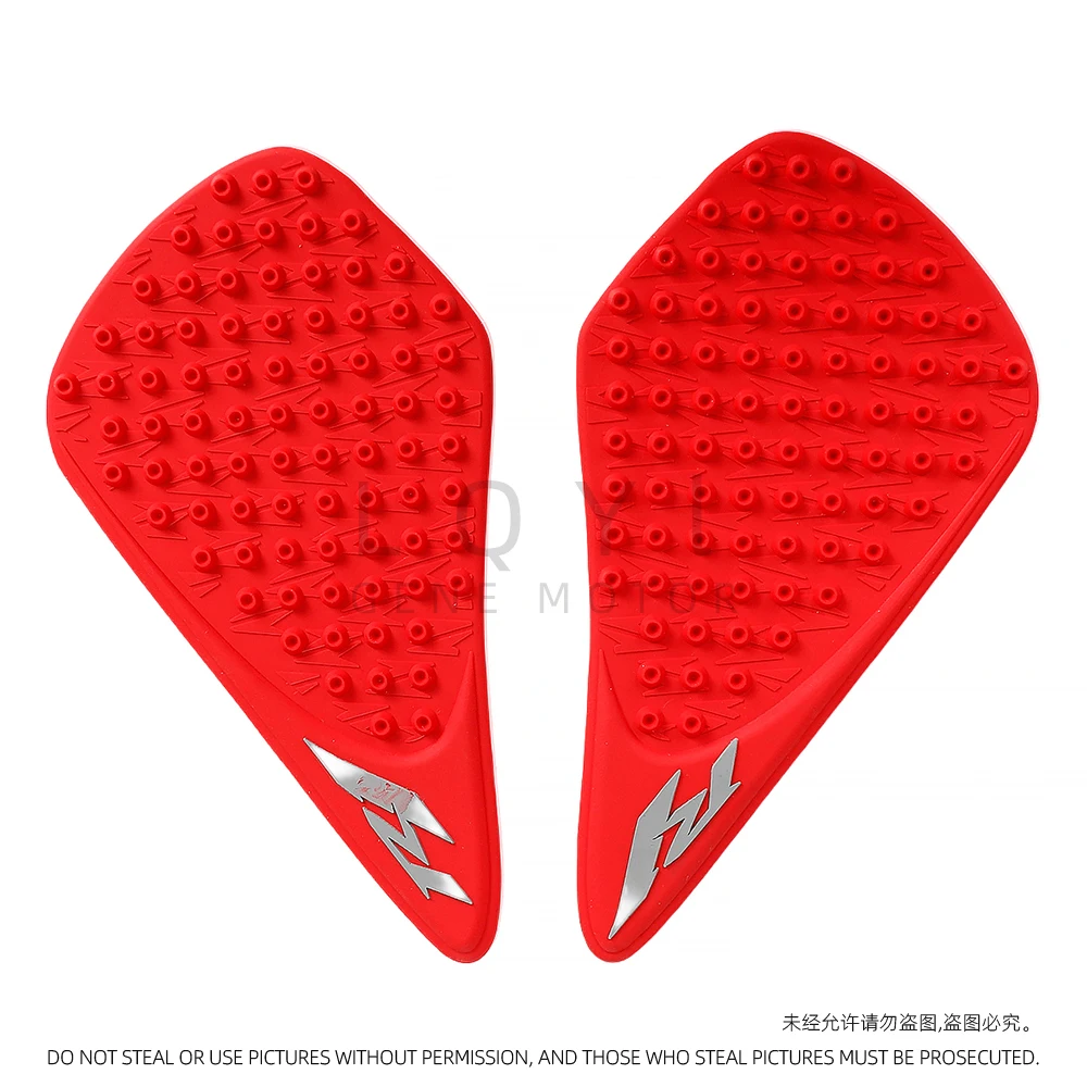 Motorcycle Fuel Tank Pads Sticker Side Gas Knee Grip Protector Traction Decals For Yamaha YZF R1 YZFR1 YZF-R1 2007 2008