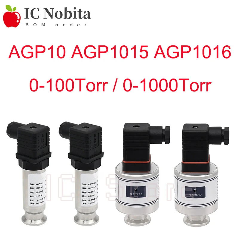 

MEMS Diffuse Silicon Pressure Transmitter Sensor Corrosion-resistant Resistive Vacuum Gauge AGP10 AGP1015 AGP1016 100 1000Torr