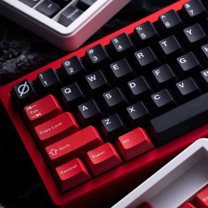 FBB أغطية المفاتيح Oric أسود أبيض نمط PBT لوحة المفاتيح الميكانيكية المخصصة Keycap لمفاتيح MX ملف تعريف الكرز 1.7 مللي متر سميكة