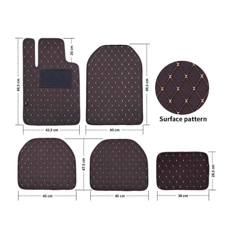 

The latest car carpet style luxury car floor mat universal waterproof carpet floor mat accessories floor mat