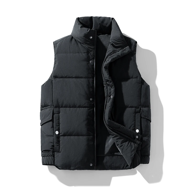 Lightweight Thick Sleeveless Coat Winter Warm Padded Waistcoat Male Clothe High Quality Duck Down Jacket Men Causal Fashion Vest