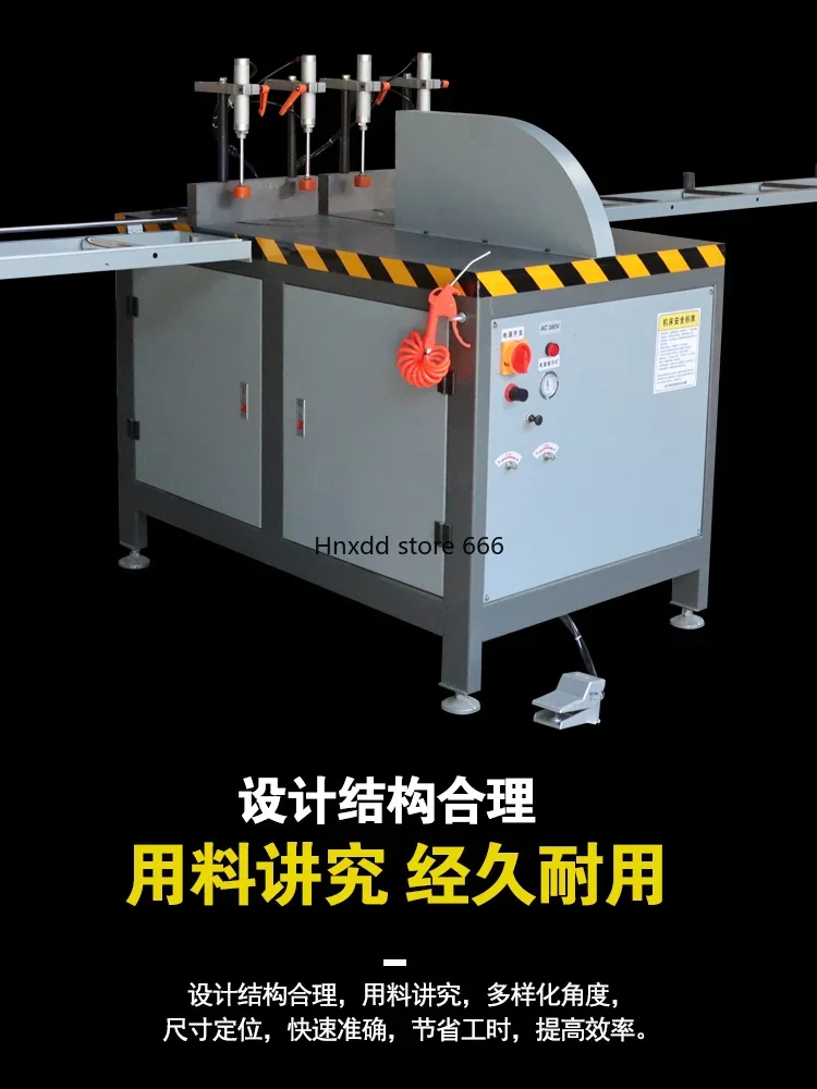 Saw Aluminum Beam Moving Door and Window Pneumatic Aluminum Cutting Machine Aluminum Alloy Corner Cutting Machine Saw