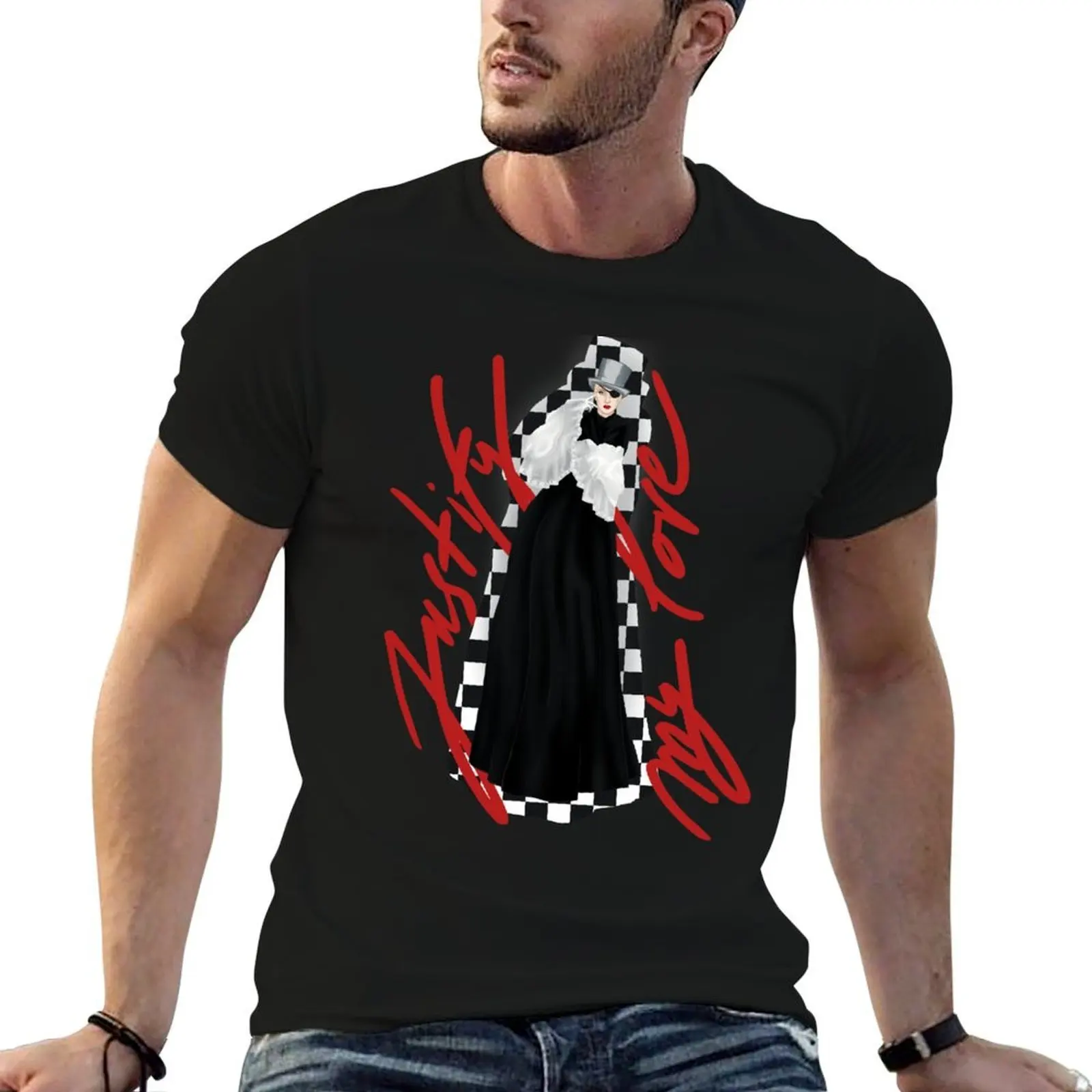 Justify My Love V2 T-Shirt Halloween Casual T-Shirt