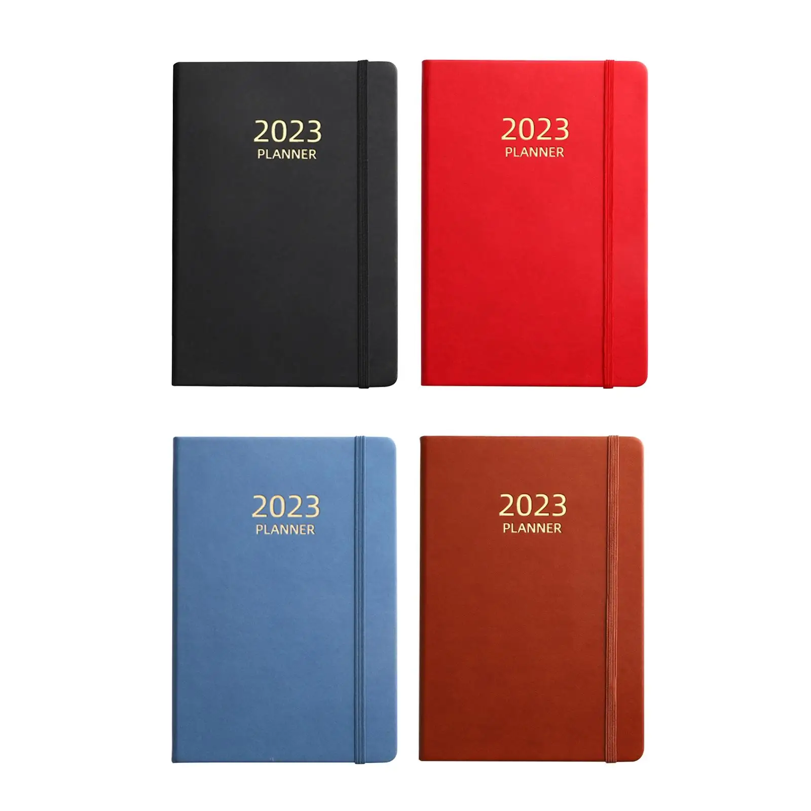 A5 Diary Notebook, 2023 Journals Notebook Notepad Personal Organizer 180 Sheets 360 Lined Pages for Project Planning Supplies