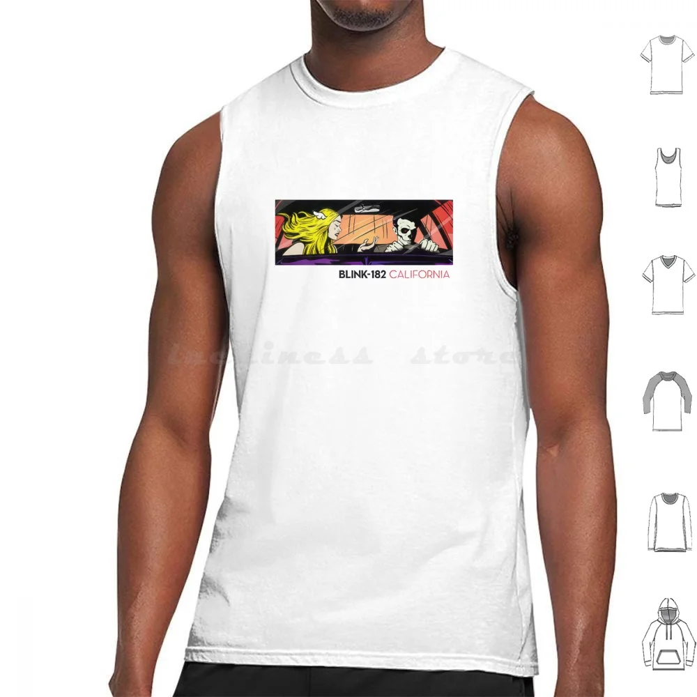 The Car Tank Tops Print Cotton 182 Thing Blink 182 Small Blink Band 182 Enema Blink 182 State Blink 182 Miss Blink You 182