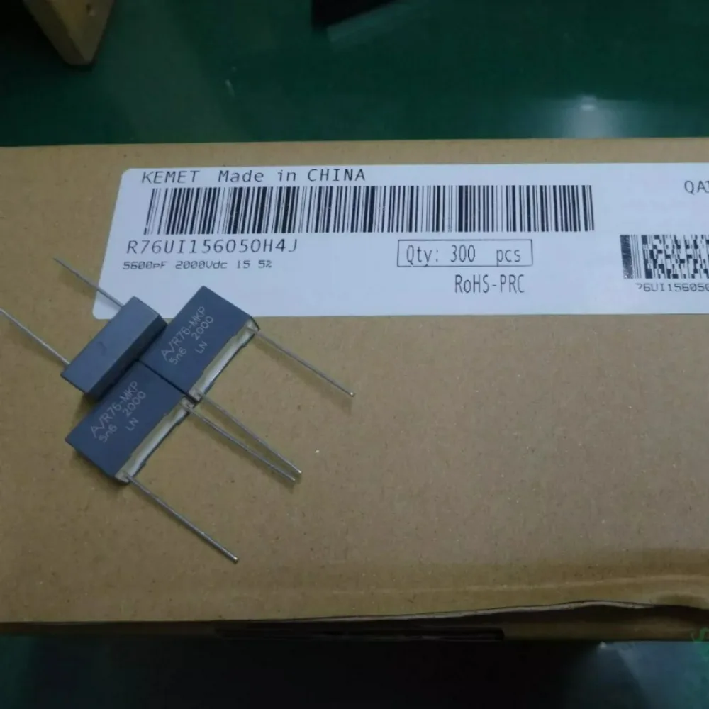 

10pcs/lot AV R76 0.0056uf 2000V 5.6nf 5600pf 5n6 562 J Brand new 15mm film capacitor R76UI156050H4J