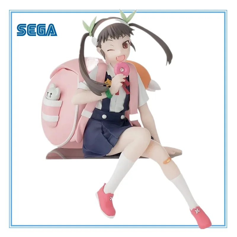 In Stock Original SEGA PM Monogatari Series Hachikuji Mayoi PVC14cm Anime Desktop Figures Action Figure Model Collect Toys Gifts