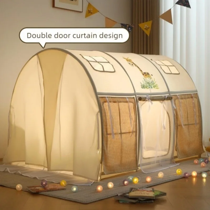 Children Toy Tent Large Safety Child Games House Multiple Windows Breathable Mesh Curtain Toys Tents Cute Kids Play Houses