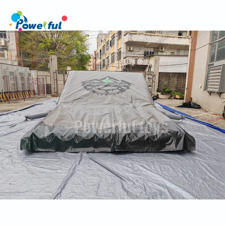 

Custom Extreme Sport Bmx Fmx Skiing Freestyle Stunt Big Inflatable Landing Airbag Ramp Pad/ Sloped Jump Air Bag Mat