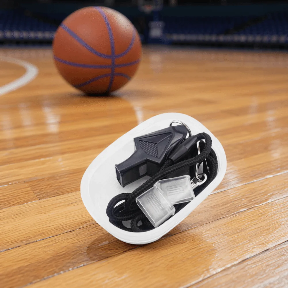 3PCS Portable Professional Grade Coach Whistle Dolphin Shape ABS Referee Whistle Coreless Design Coreless Whistle Coach Use