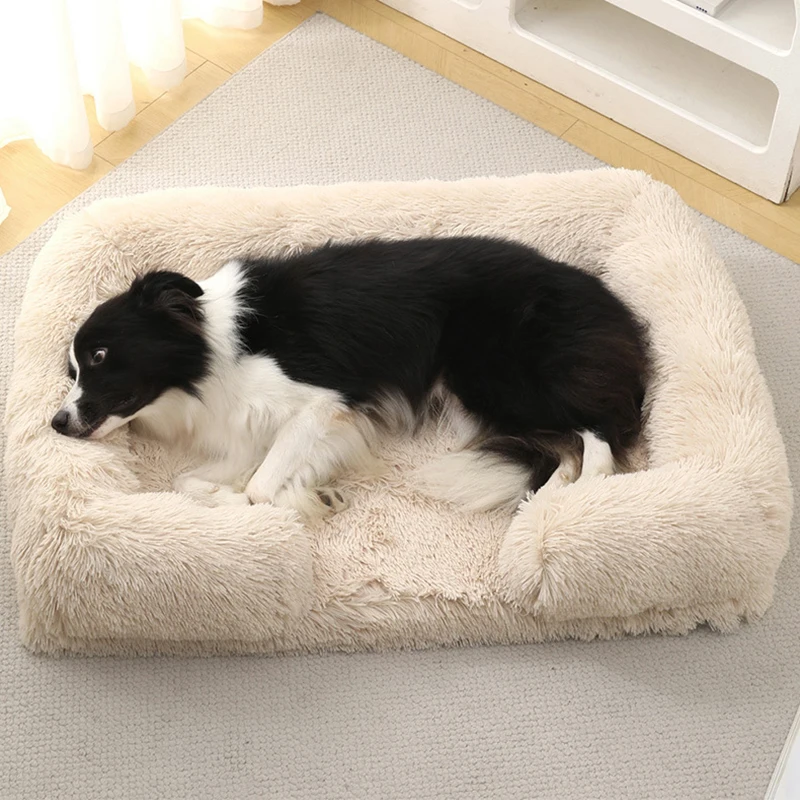 Winter Warm Pet Dog Bed Washable Plush Pet Sleeping Bed Mat for Small Medium Dogs Super Soft Puppy Bed  Dog Accessories