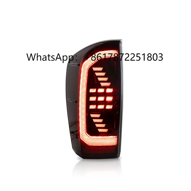 Новый стиль светодиодный задний фонарь новый дизайн задний фонарь полностью светодиодный задний фонарь в сборе для Tacoma 2016-2021 Plug and Play